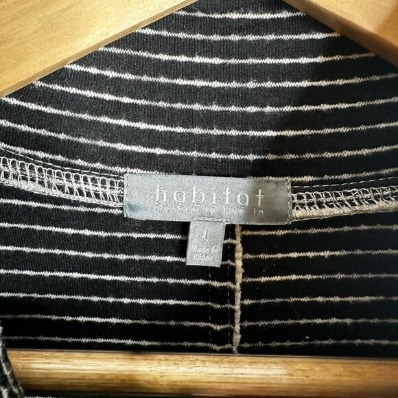 Habitat Sleeveless Beige Gray Full Zip Tunic Vest Sz L Waffle Pockets Lagenlook - Picture 6 of 13